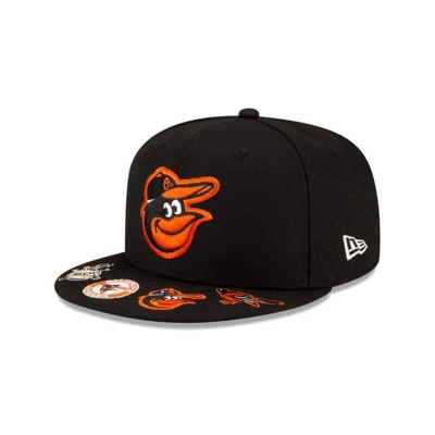 Black Baltimore Orioles Hat - New Era MLB Visor Hit 59FIFTY Fitted Caps USA4193065